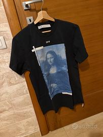T-shirt maglietta maniche corte Off White MonaLisa