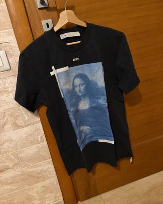 T-shirt maglietta maniche corte Off White MonaLisa