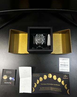 Moonswatch moonshine lollipop lancetta oro 18k