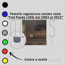 1x Rotella volume stereo radio FIAT PANDA 169