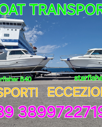 Car boat transport barca auto trasporto gommoni