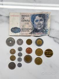 Lotto 15 monete 500 Pesetas 1979 Rosalía de Castro