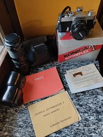 Konica Autoreflex T, Hexanon 57mm 1.4 e altro