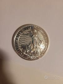 Moneta Silver Britannia 1 oz Argento 999 – Queen E