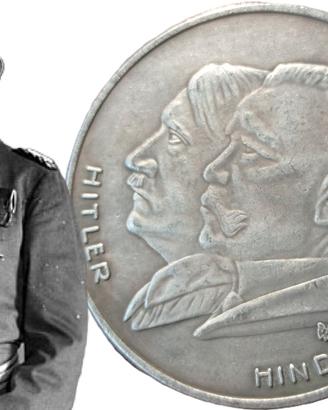 MEDAGLIA TEDESCA HITLER HINDENBURG 1933 GERMANIA W