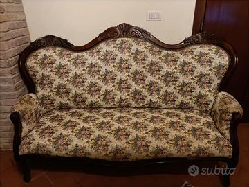 Salotto vintage (divano + 2 poltrone)