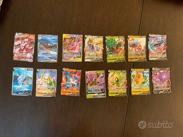 14 CARTE POKEMON (V, VMAX, EX, GX)