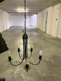 Lampadario a sospensione stile classico – 5 luci