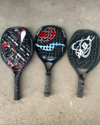 3 Racchette da Beach Tennis (MBT + Vision)