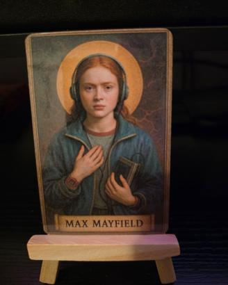 Santino artistico Stranger Things Max Matfield