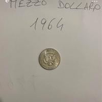 1/2 dollaro del 1964 - Argento 900