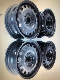 4 CERCHI IN FERRO MIS.  15-     4 FORI