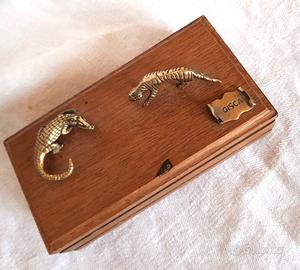 Scatolina In Legno Gisca Vintage anni 80