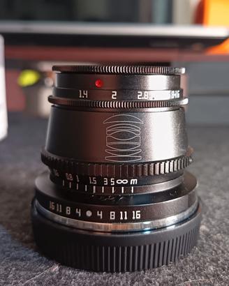 TTArtisan 35mm f/1.4  – Attacco EOS M