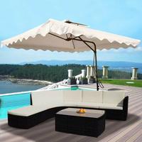 Ombrellone Giardino Decentrato + Lettini da Piscin