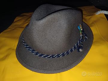 Cappello Alpino Vintage in Panno di Lana "Saturno"