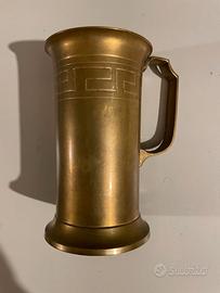 Boccale vintage in ottone – stile retrò