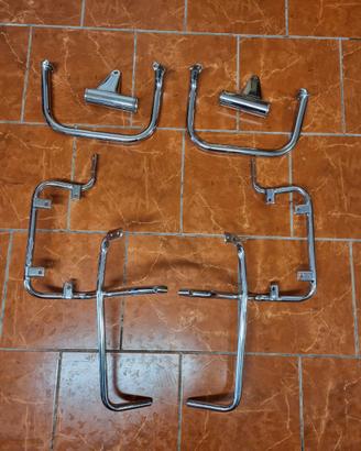 Paramotore post. + supporti faro moto guzzi v1000