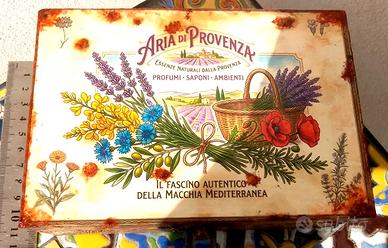 aria di provenza scatoletta decoro mobile camera