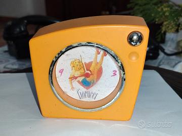  Orologio Con Sveglia Fiorucci Anni 80 Pubblicità 