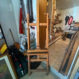 Cavalletto Professionale per pittura Legno Studio