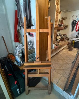 Cavalletto Professionale per pittura Legno Studio