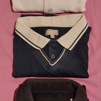 Set 3 Polo vari brand bianco/blu/nero