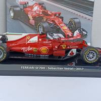 Modellino S. Vettel Ferrari SF70H Centauria 1 24