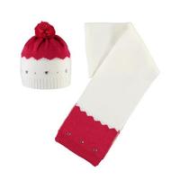 Set cappello e sciarpa per neonato