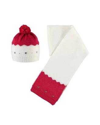 Set cappello e sciarpa per neonato