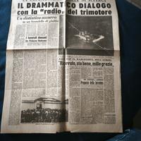 Pagine Stampa Sera 1949 Tragedia Grande Torino 