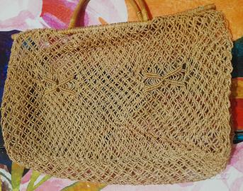 Borsa per la spiaggia macramé donna
