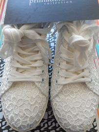 Sneaker Primadonna N°36 in pizzo cotone