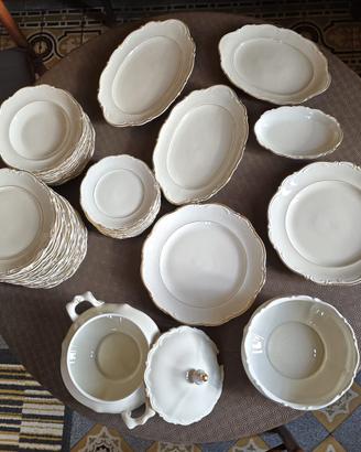 Mitterich Bavaria set piatti oro zecchino
