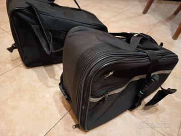 Coppia borsoni per moto,scooter