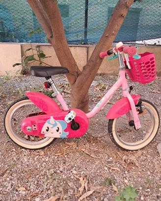 Bici Btwin modello Unicorn 14 pollici