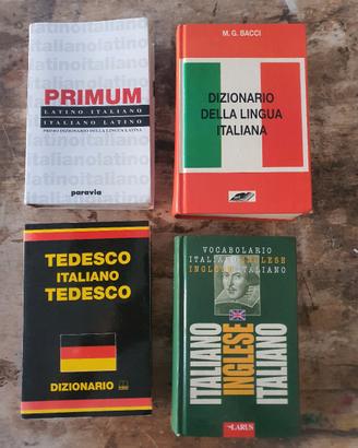 Vocabolario italiano latino tedesco inglese