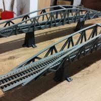Coppia ponti trenino no Lima H0 1:87
