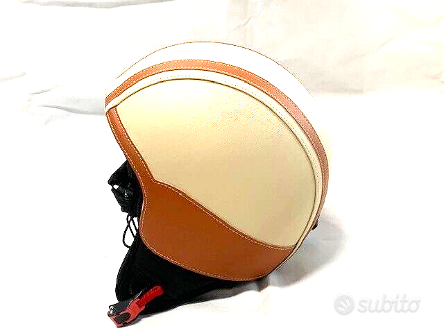 Subito - IL NIDO DELLE VESPE - casco classic rivestito in ecopelle beige e  cuoio - Accessori Moto In vendita a Brescia