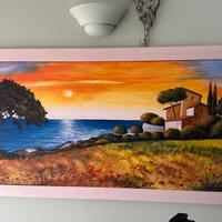 Quadro dipinto a tempera