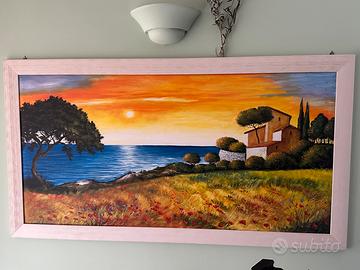 Quadro dipinto a tempera