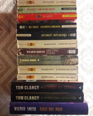 22 romanzi di Follett Ludlum Clancy W. Smith
