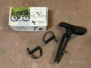 Sellino seggiolino per bambino da bici adulto