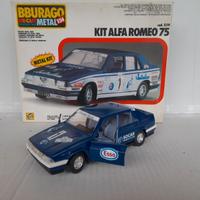 MODELLO AUTO KIT ALFA ROMEO 75 AUSTRIALIAN BURAGO