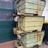 Benna cassone ribaltabile 500lt 1000kg