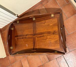 Tavolino vassoio Butler table in stile britannico