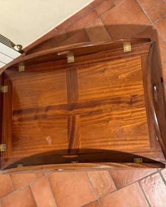 Tavolino vassoio Butler table in stile britannico