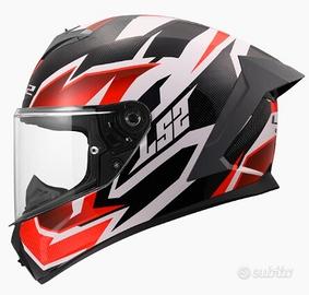 Casco moto integrale LS2 FF820 Rapid 3 Xtrem White