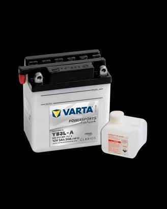 Batteria Varta moto YB3L-A 503012001 3Ah 30A 12V P