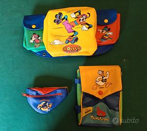 Set tre “Marsupi Sportivi” originali gadget Disney